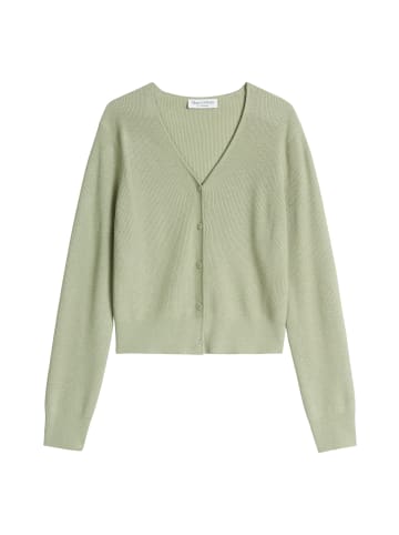 Marc O'Polo Cardigan slim cropped in Smooth Sage