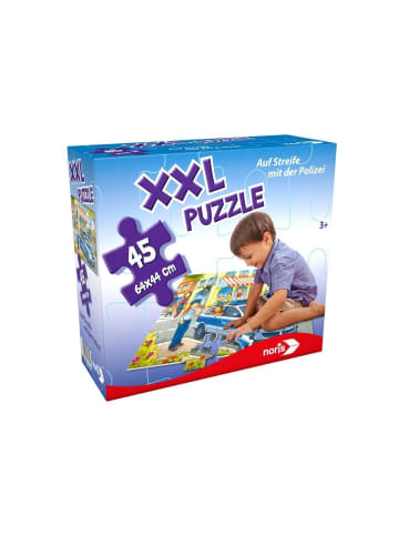 Noris Spiele XXL Puzzle Auf Streife mit der Polizei. 45 Teile