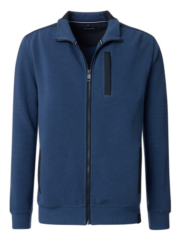 CASAMODA Sweatjacke in blau
