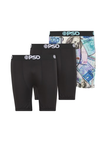 PSD underwear Boxershorts World Currency 3Pk in mehrfarbig