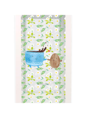 Mr. & Mrs. Panda Windlicht Kaffee Bohne ohne Spruch in Transparent