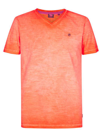 Petrol Industries T-Shirt mit V-Ausschnitt PolarisSur in Rosa