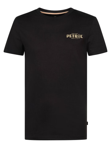 Petrol Industries T-Shirt mit Rückenaufdruck Beachdrive in Grau