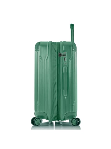 Heys Xtrak 4 Rollen Trolley M 66 cm mit Dehnfalte in midnight green