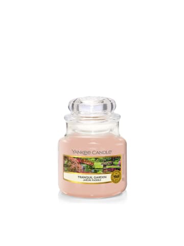 Yankee Candle Duftkerze Tranquil Garden Small Jar in Rosa