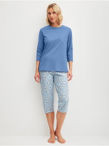 Calida Pyjama in riviera blue