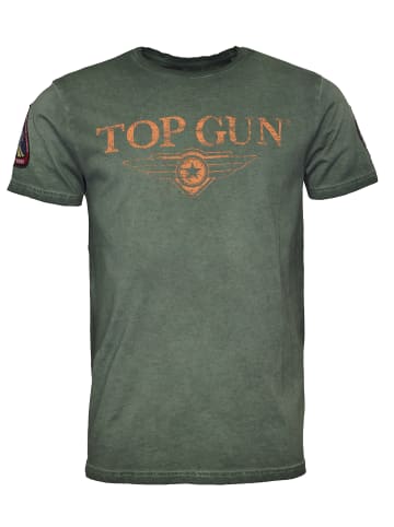 TOP GUN T-Shirt TG20213001 in olive