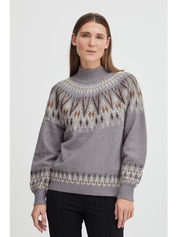 b.young Strickpullover BYOLIKA JACQUARD JUMPER 2 - 20812499 in natur