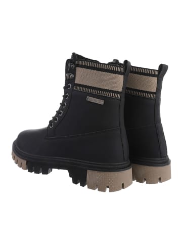 Ital-Design Stiefelette in Schwarz