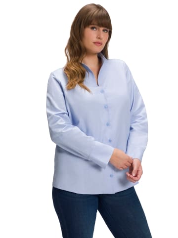 Ulla Popken Bluse in helles blau