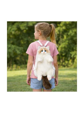 Wisam® Plüschkatzen-Rucksack, Maskottchen, verstellbare Träger