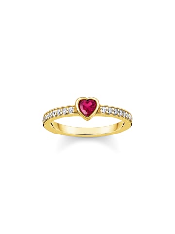 Thomas Sabo Ring in gold, weiß, rot