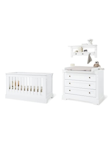 Pinolino Kinderzimmer-Set Emilia breit inkl. Wandregal, 3-tlg.