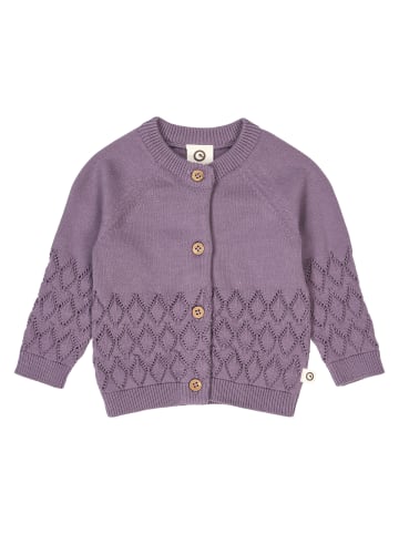 müsli Babystrickjacke in Lilac fog