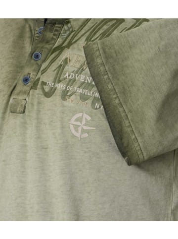 CASAMODA Knopfleisten T-Shirt für Herren in kombi