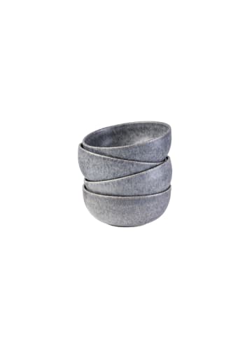 gipfelstück Schüssel-Set, Steinzeug Moos'N'Stein in Grau