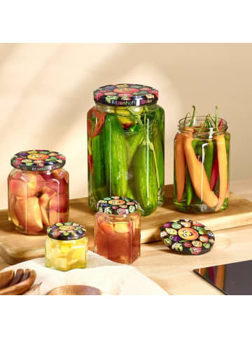 Ritzenhoff & Breker 5-tlg. Vorratsgläser-Set Smile in Transparent – in transparent