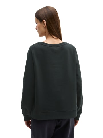 Marc O'Polo DfC Sweatshirt relaxed garment-dyed in Deep Night Blue