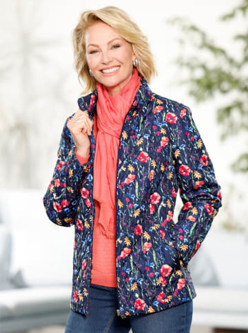 WITT WEIDEN Jacke in marine-koralle-bedruckt