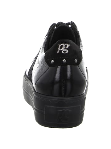 Paul Green Schnürschuh in glitter black