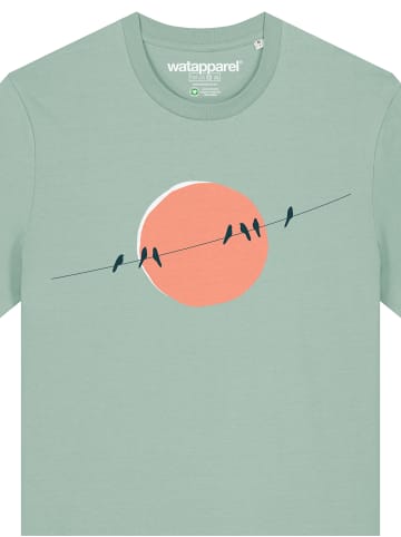 wat? Apparel T-Shirt Countryside 01 in Aloe