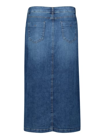 CARTOON Jeansrock mit Waschung in Dark Blue Denim