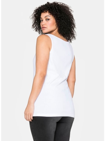 sheego Tanktop in weiß