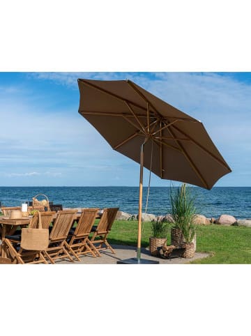 ebuy24 Sonnenschirm Austin Sandfarben 300 x 300 cm