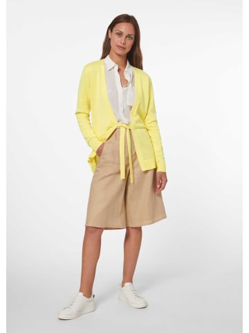 MADELEINE Strickjacke aus Supima-Cotton in helllimone