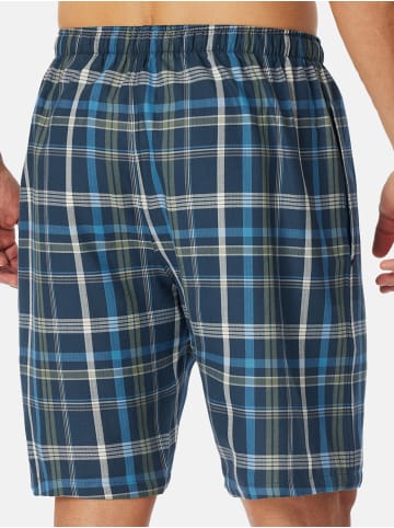 Schiesser Pyjamahose Bermuda - Mix + Relax in Indigo