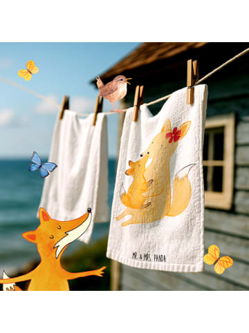 Mr. & Mrs. Panda Frotteehandtuch Fuchs Mama ohne Spruch in Weiß