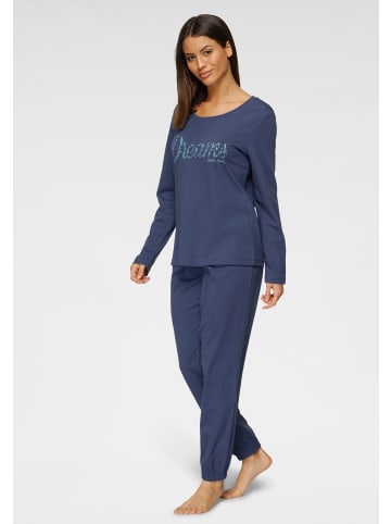 VIVANCE DREAMS Pyjama in blau, dunkelblau