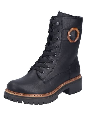 rieker Schnürstiefel in schwarz