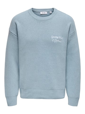 ONLY & SONS Strickpullover in Skyway