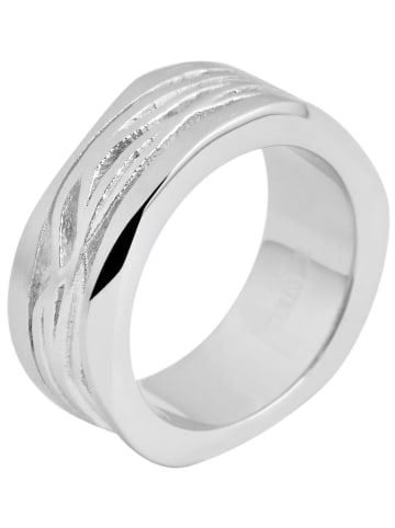 Adeliás Herren Ring aus Edelstahl in silber