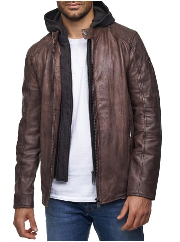 Tazzio Lederjacke "19710" - in Braun