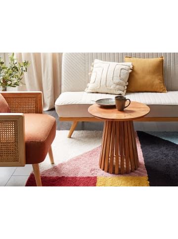 Beliani Couchtisch MESILLA in Braun - (W) 50 x (H) 48 x (L) 50 cm