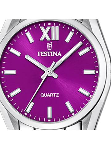 Festina Analog-Armbanduhr Festina Boyfriend silber mittel (ca. 37mm)