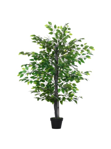 Outsunny Künstliche Banyan Baum-Ø 20 x 145H cm-Grün