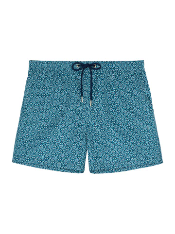 HOM Beach Boxer Adriano in green print