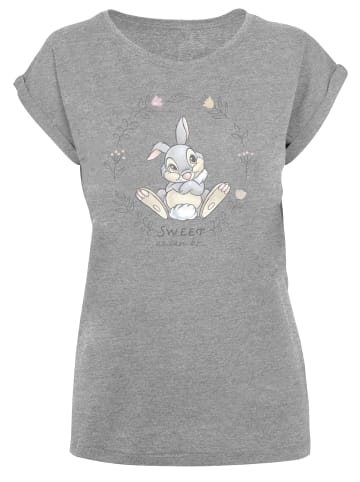 F4NT4STIC T-Shirt Disney Bambi Klopfer Thumper Sweet As Can Be in grau meliert