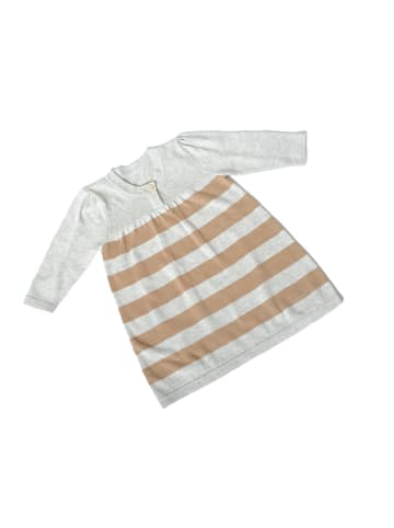 petit amour Babymode Bio-Strickkleid "Svantje" gestrickt Naturtöne