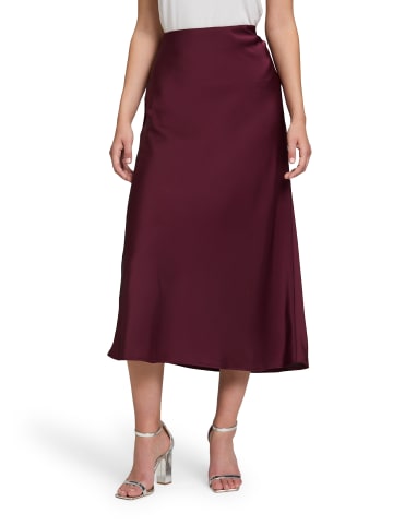 Vera Mont Satinrock wadenlang in Deep Dahlia