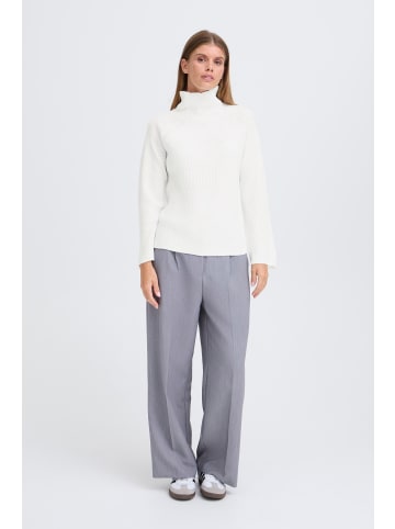 Oxmo Rollkragenpullover OXNelly in Weiß