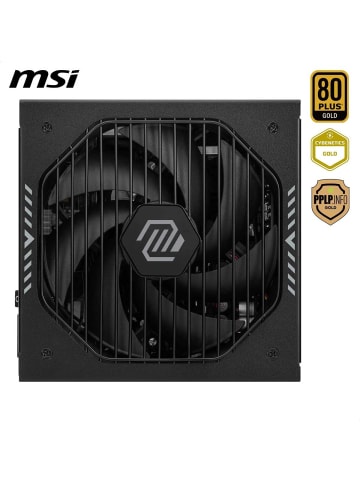MSI MAG A850GLS PCIE5 Netzteil 850W 80 Plus Gold ATX 3.1 PCIe 5.1 GPU Support