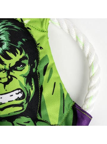 Marvel Hulk Hundespielzeug – Robustes Zahnseil für kräftige Kauer in Weiß