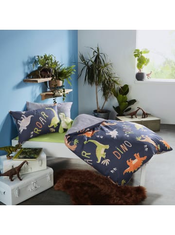 Erwin Müller Renforcé Kinder-Wendebettwäsche in dunkelblau