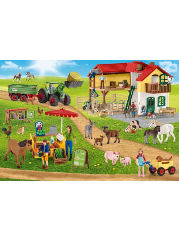 Schmidt Spiele Farm World, Bauernhof und Hofladen. Puzzle 100 Teile, mit Add-on (eine...