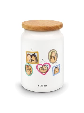 Mr. & Mrs. Panda Vorratsdose Igel Familie ohne Spruch in Weiß