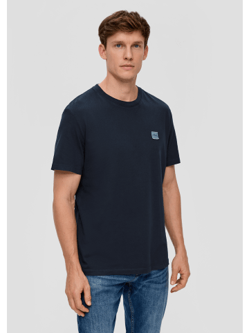 S. Oliver T-Shirt kurzarm in Blau